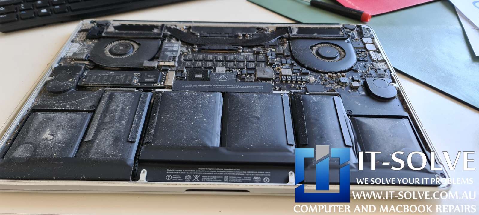A1398 Macbook Battery Replacement Expanded Battery Cells ITSolve
