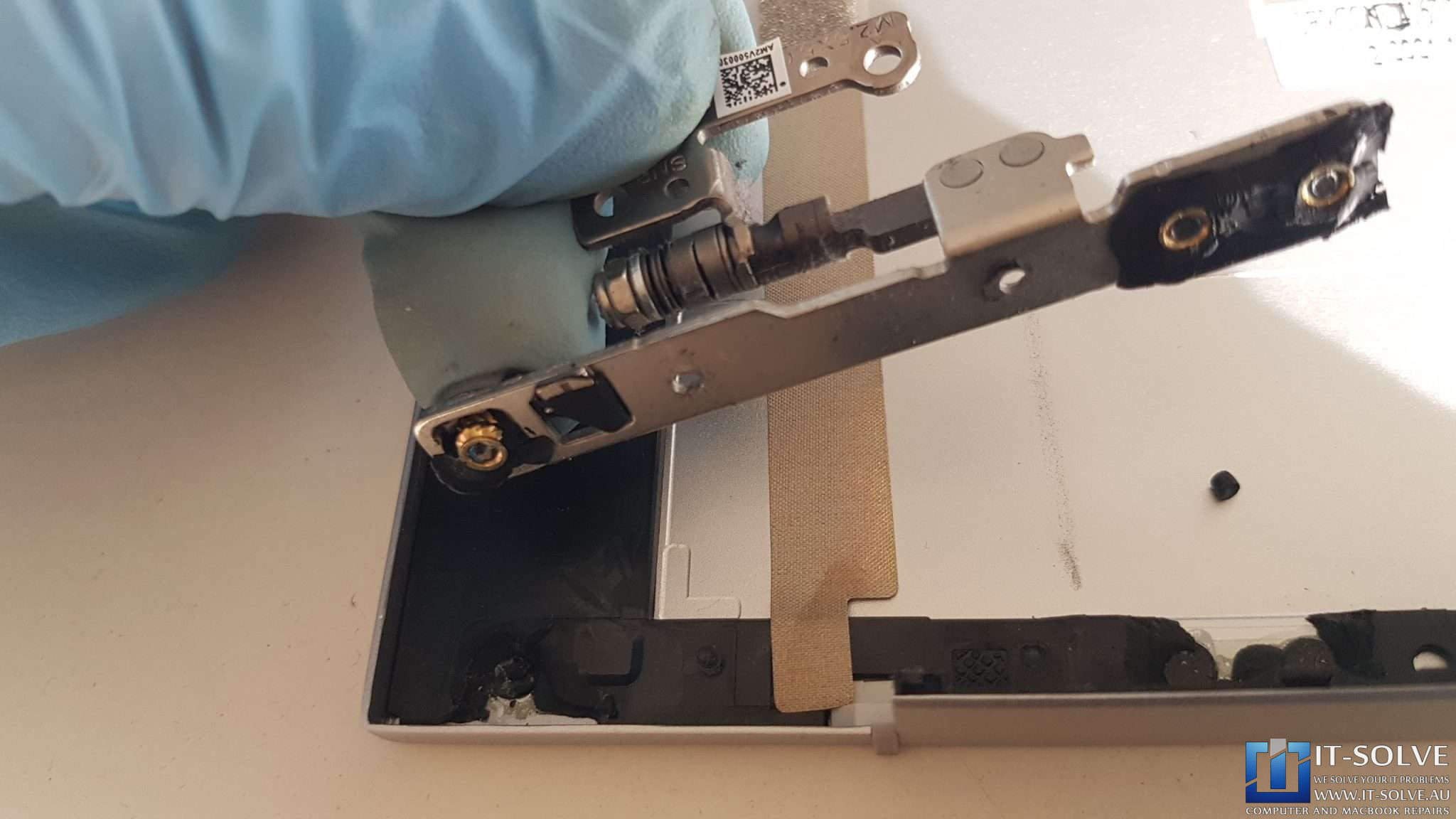 HP Envy Hinge Repair Left Hinge Separating ITSolve Repairs